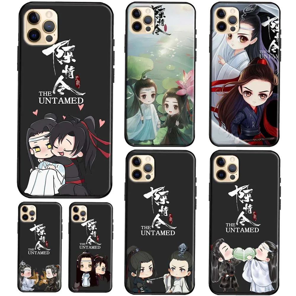 Мягкий ТПУ чехол Wei Wuxian Lan Wangji для iPhone 11 12 13 14 Pro Max mini чехол для iPhone XR X XS Max SE 2 7 8 Plus