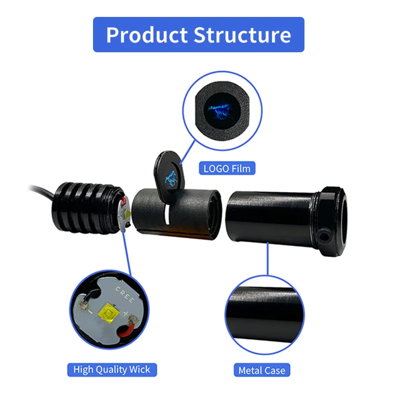 2x proyector láser Universal con cable para puerta de coche, luz LED de bienvenida con logotipo, estilo de coche, lámpara de sombra fantasma, accesorios para coche