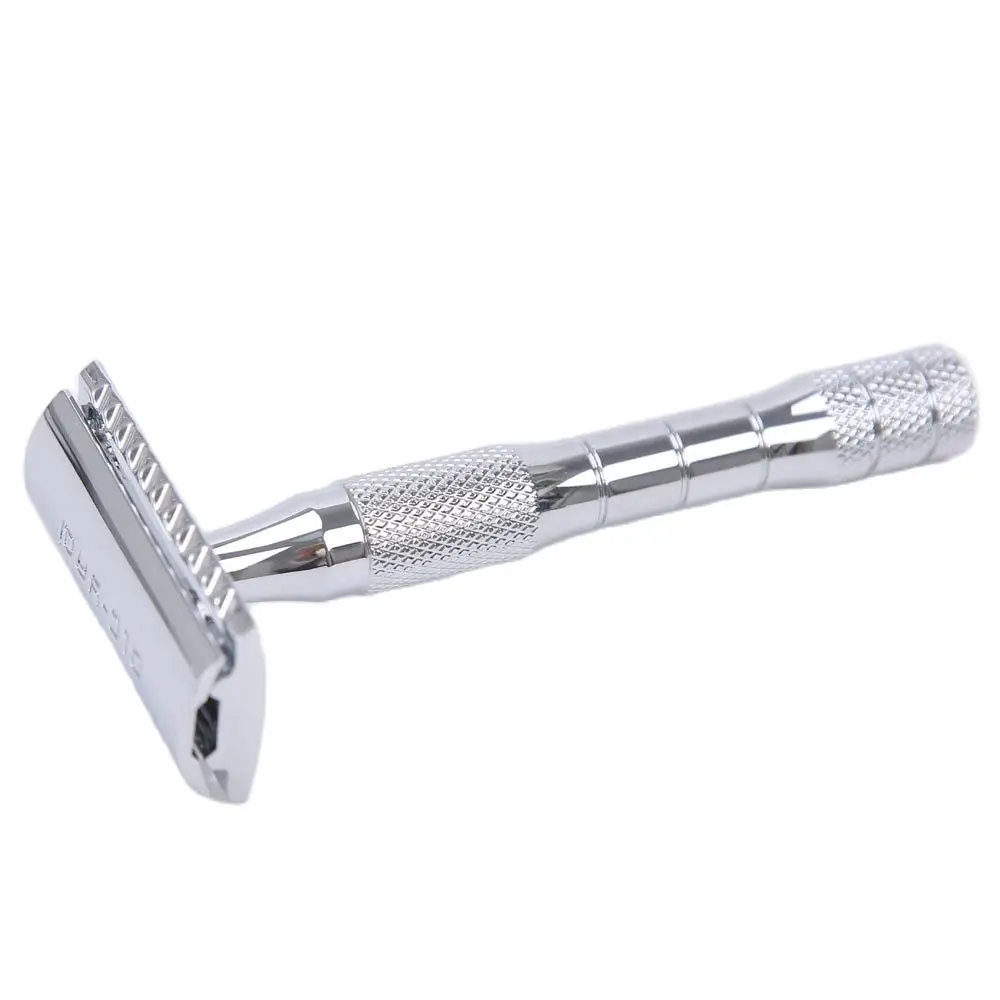 YAQI Chrome Color Stainless Steel Handle 3 pcs Mens Safety Razor