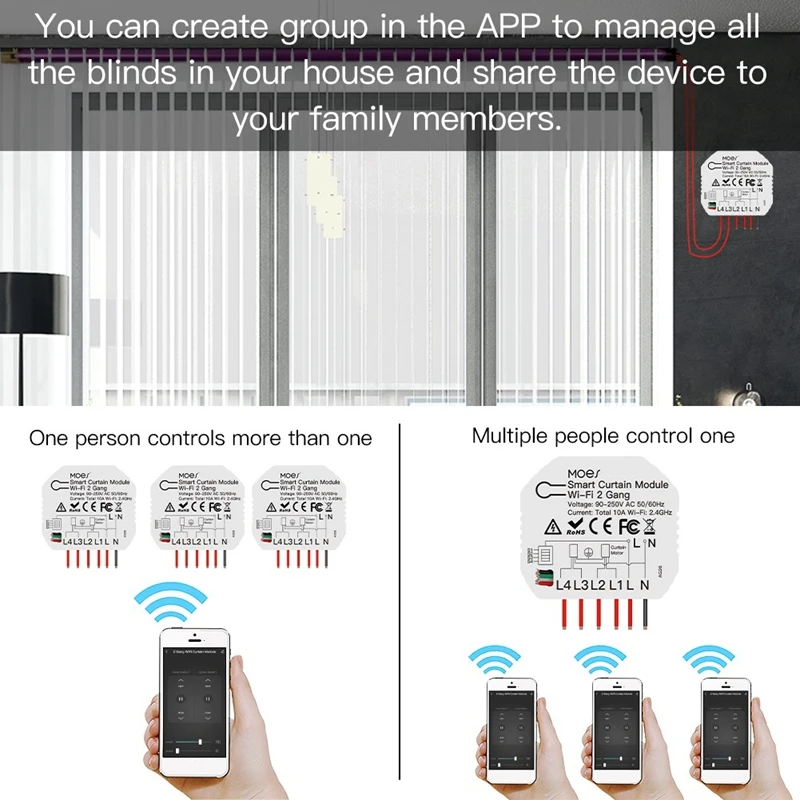 Tuya inteligente wifi 2 gang cortina dupla módulo interruptor cego rolo do obturador do motor elétrico vida inteligente app com casa alexa