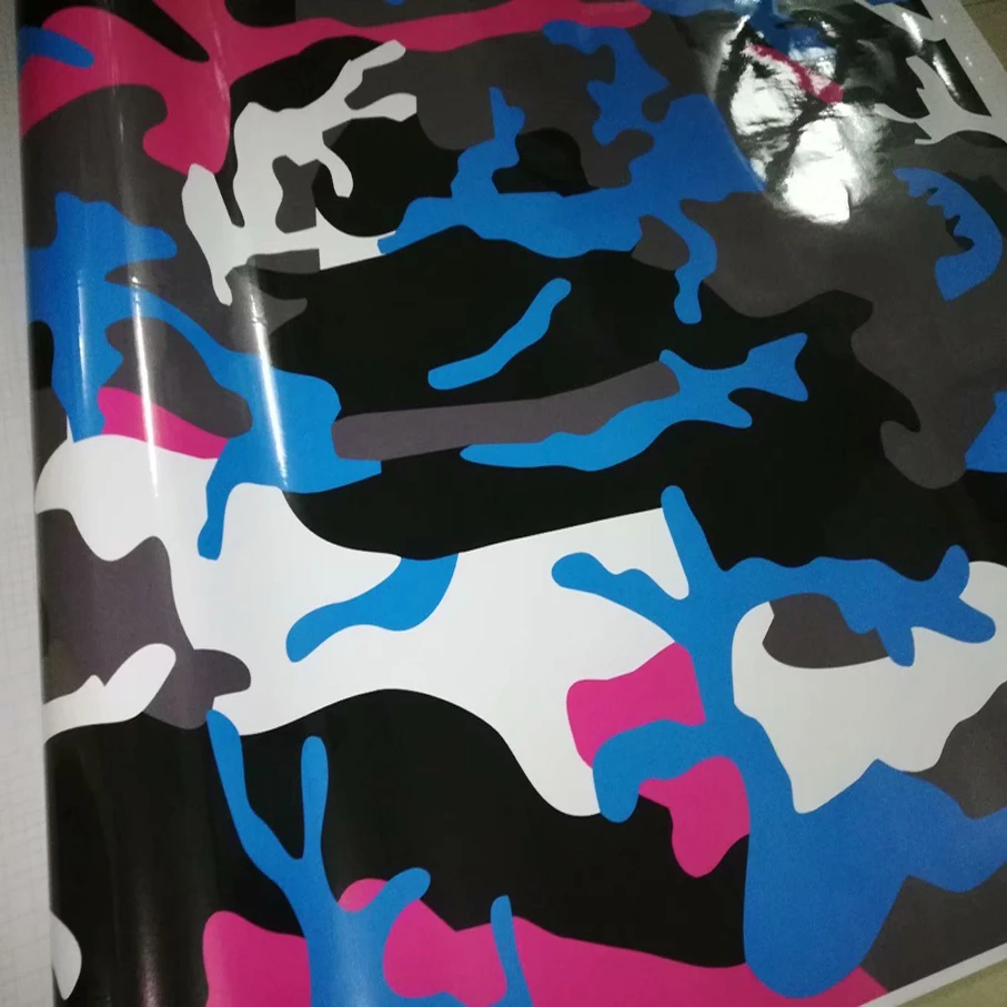 50cm*100cm/Roll Camo Vinyl Film Car Motorcycle Decal Phone Laptop DIY Car Styling Camouflage Sticker Film Sheet