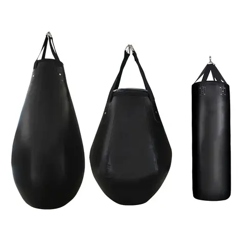 성인용 헤비 듀티 펀칭 백, 배 모양 샌드백, 실내 정원 PU 가죽, 킥복싱 훈련, 무에타이
