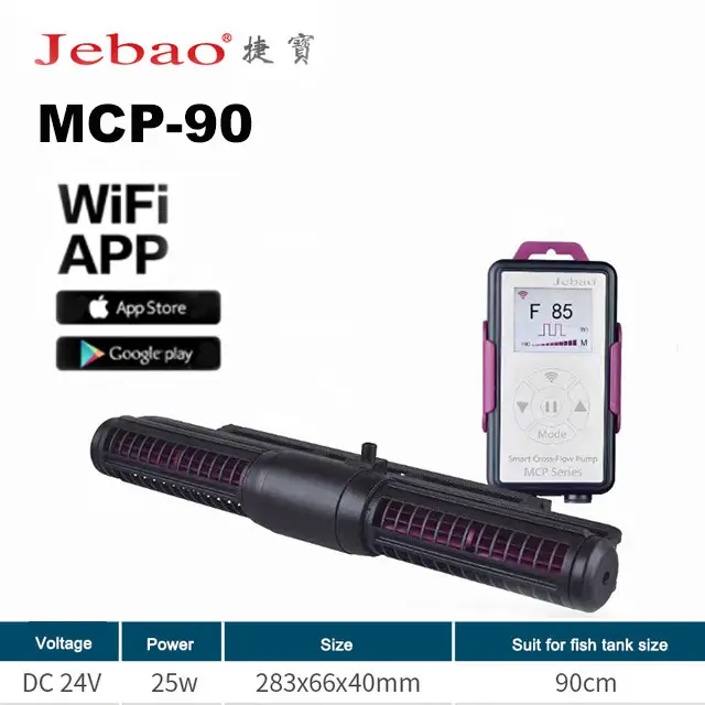 Jebao Intelligence WiFi Fish Tank Cross Flow Pump Aquarium Wave Maker Pump Circulating Pump MCP70/90/120/150/180 Water Pumps - Image 10