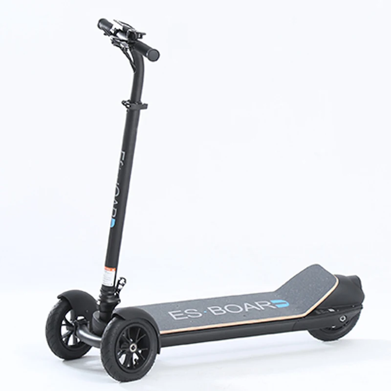 

100% original 3 wheel electric kick scooter 8.5inch fat tire off road 500w longboard foldable tricycle for adult hot sell