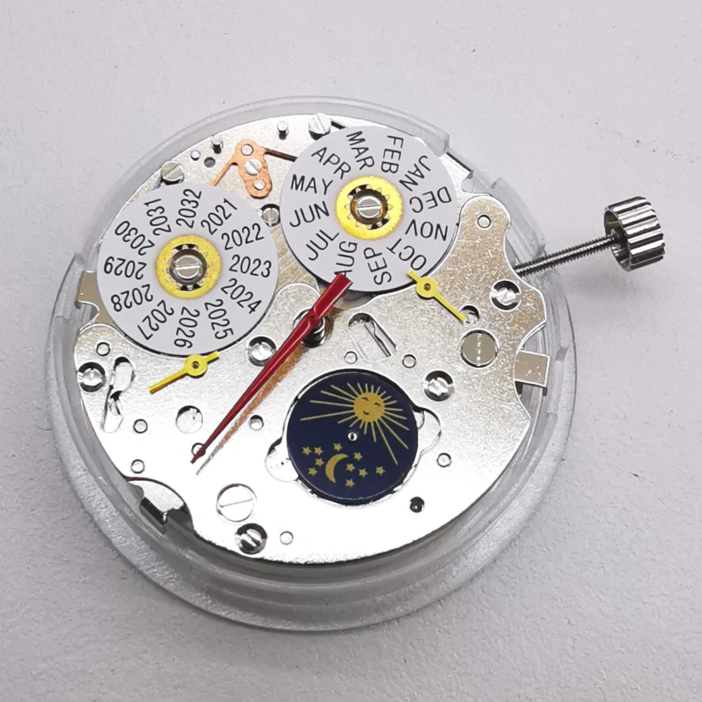 multifunctional moon phase day date seagull ST1655 automatic mechanical movement