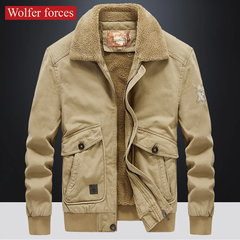 Business Coat Men Jackets New Style Men's Autumn And Winter Clothes Leisure Mens Warmth Tactical Clothing Fashion Bomber