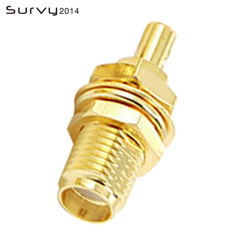 5PCS RP-SMA Female Nut Spacer Crimp RG174 RG316 LMR100 Cable SMA RF Connector DIY electronics