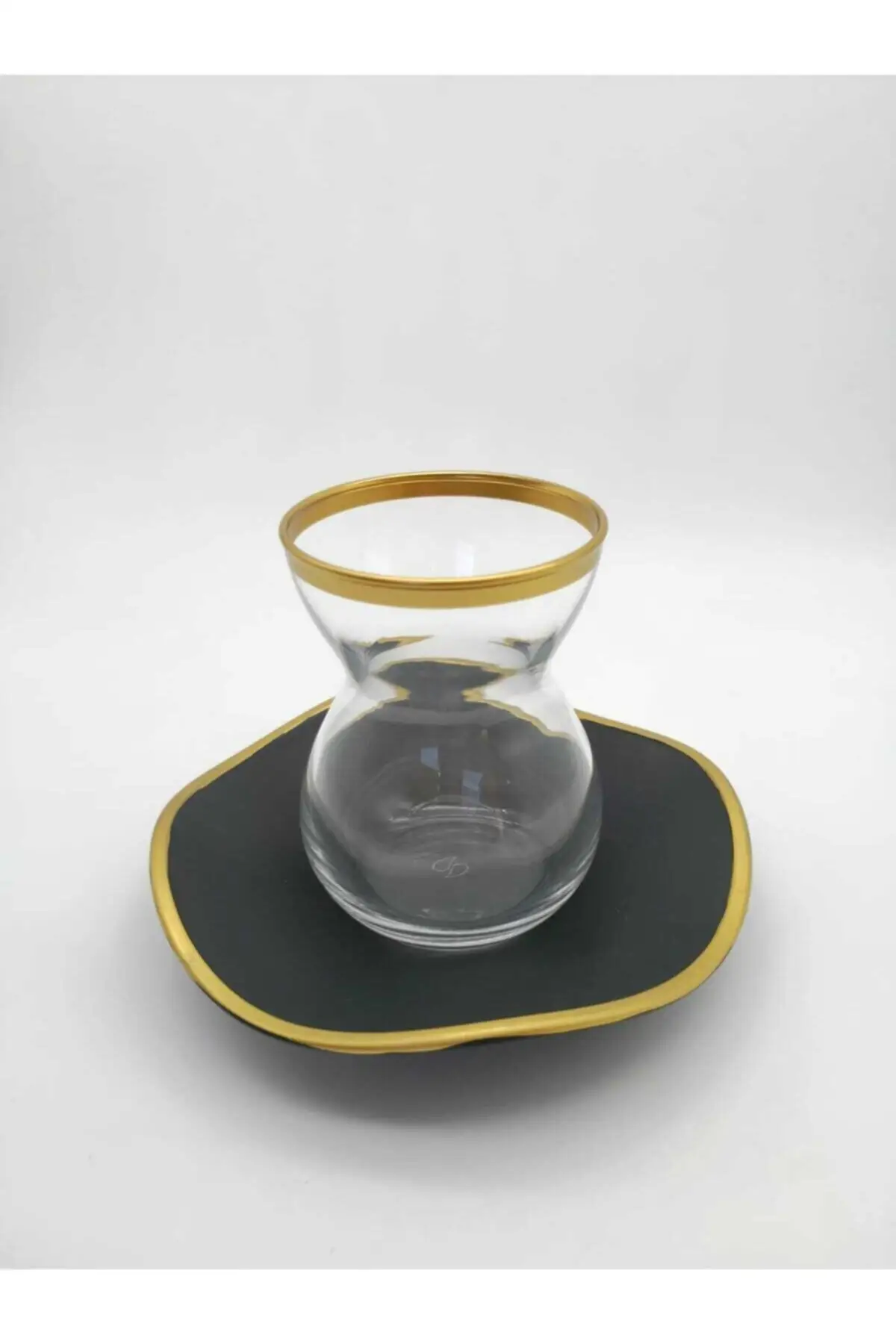 

12 piece black Tea set (6 + 6) Turkish Tea Cup Glass Cup Glass Cup Glass Cup