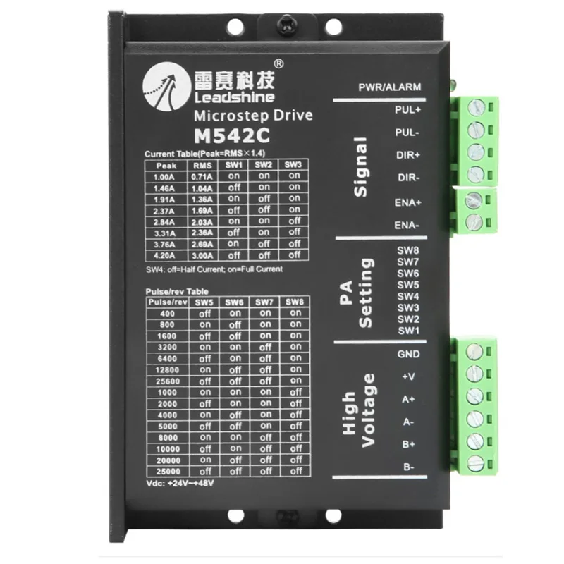 CNC mach3 USB 4 Axis Kit, 4pcs M542C driver+ mach3 USB UC300 controller board+ 4pcs HS21A 57 stepper motor +power supply