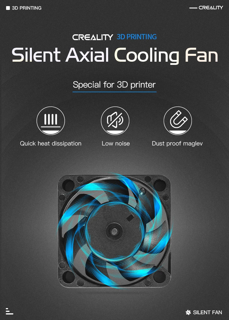 HzdaDeve Ventole 24V 4010 E 2510 Per Creality Ender 3 V3 SE/KE, Kit Raffreddamento Stampante 3D