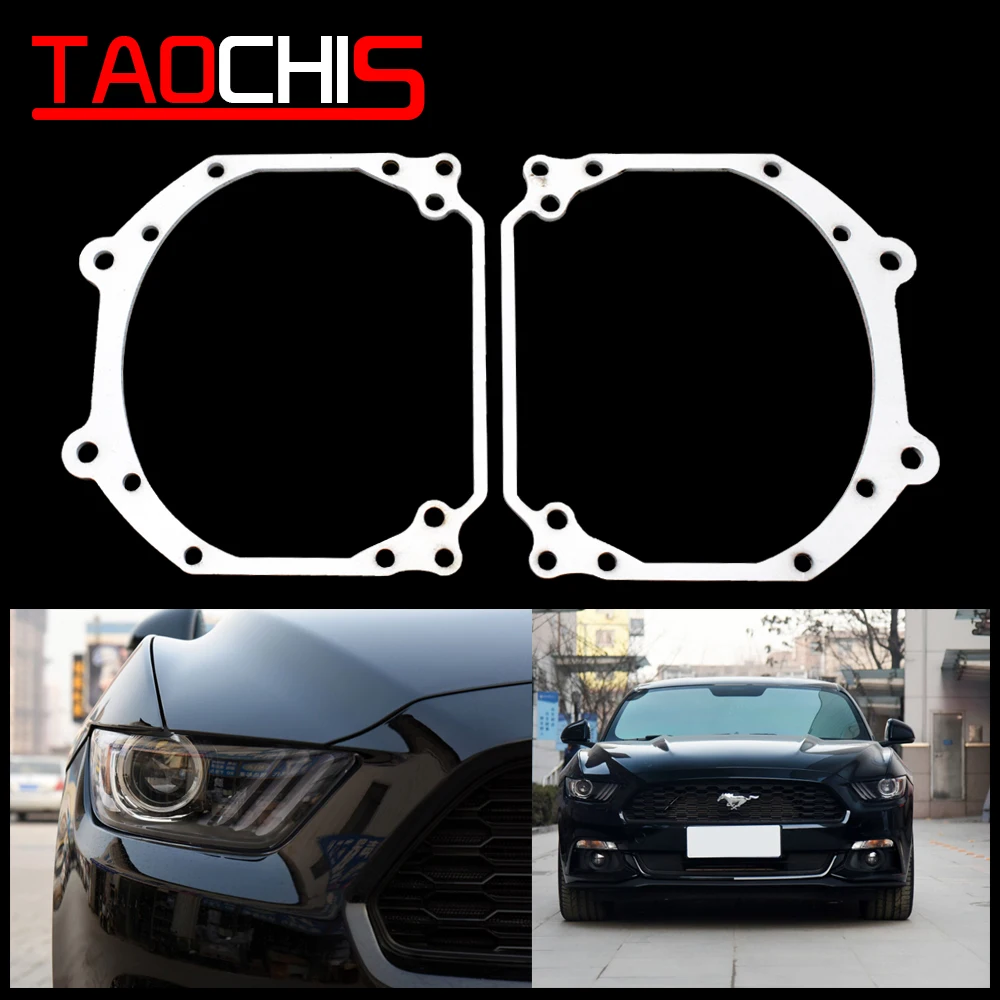 

Рамка адаптера TAOCHIS, переходной кронштейн для фар для Ford Mustang 2015-2017 Hella 3r 5, линза проектора
