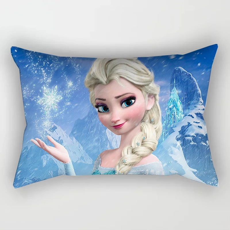 Disney Frozen double sided Elsa Anna Princess Girls Decorative/nap Pillow Cases Cushion Cover Sofa Children Birthday Gift