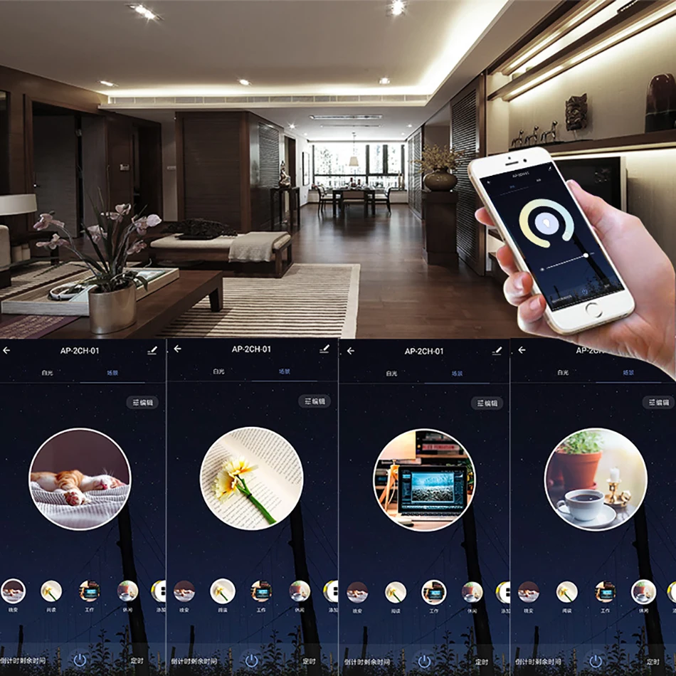 DC5-24V Tuya Wifi Wireless LED Controller Support iOs Android APP Alexa Google Voice Control for DIM CCT RGB RGBW RGBCCT Strip