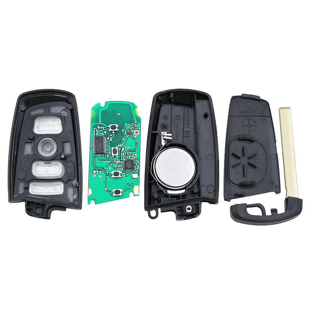 Ecusells 4B Remote Key 315MHz YGOHUF5662,434MHz HUF5767,868 MHz HUF5661 For BMW 5 7 F Series X5 X6 F30 F31 740 CAS4 CAS4+ Blue