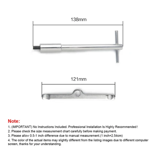 Imagen 2 del producto Para Chevy Chrome alto T-Bar válvula cubierta Hold Down Kit SBC 283 327 350 pernos pestañas