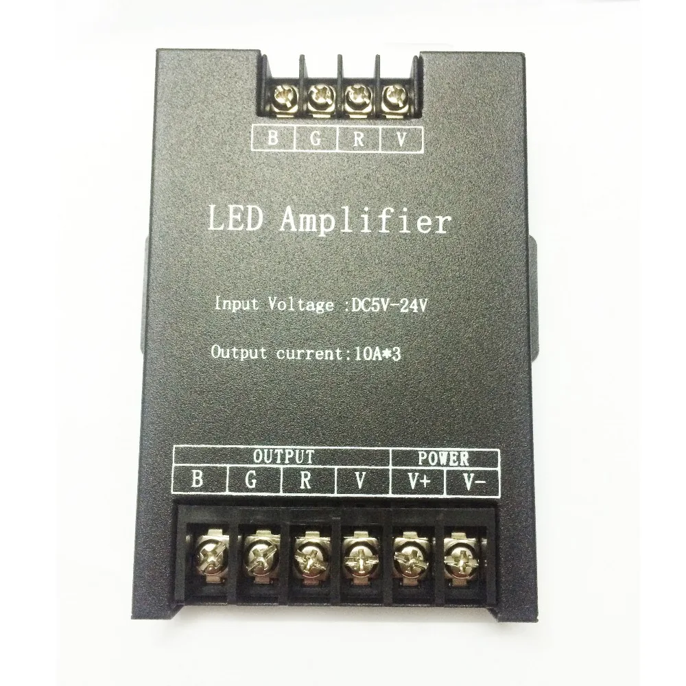 

20pcs DC5V-24V RGB led Amplifier controller 30A 360W Aluminum For RGB SMD 5050 3528 LED Strip