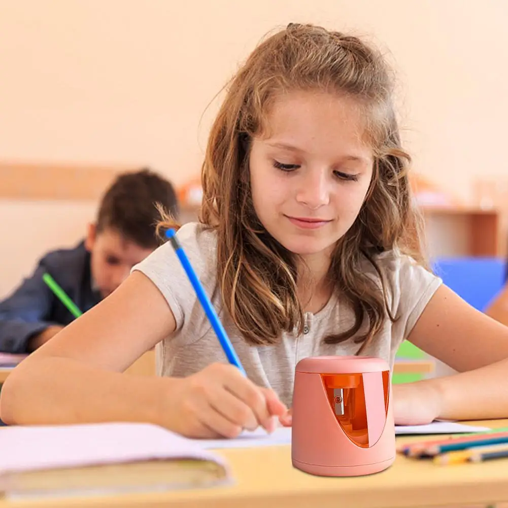 ดินสอไฟฟ้า Sharpener สำหรับศิลปินเด็กผู้ใหญ่ดินสอสีอุปกรณ์โรงเรียน