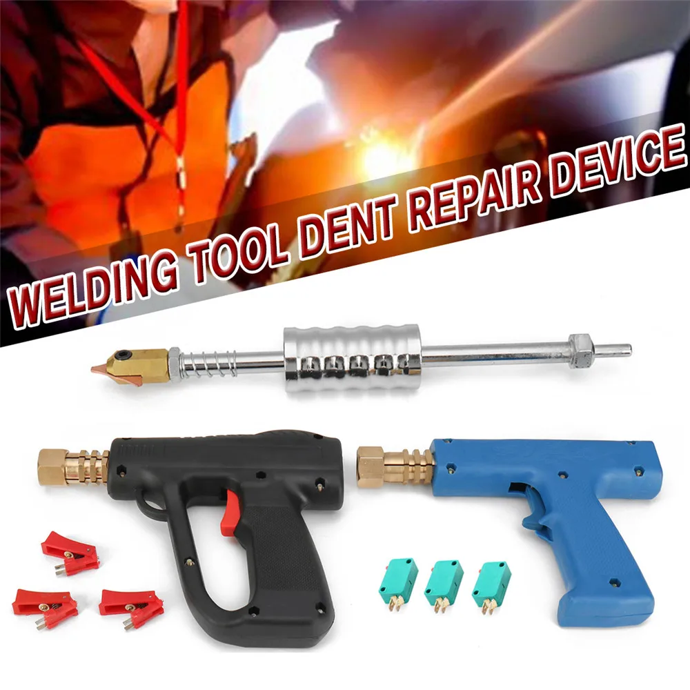 Car Spot Welding Machine Dent Repair Tool Kit Dent Puller Car Body Stud Welding G u n Hammer for Dent Spot Repair Device