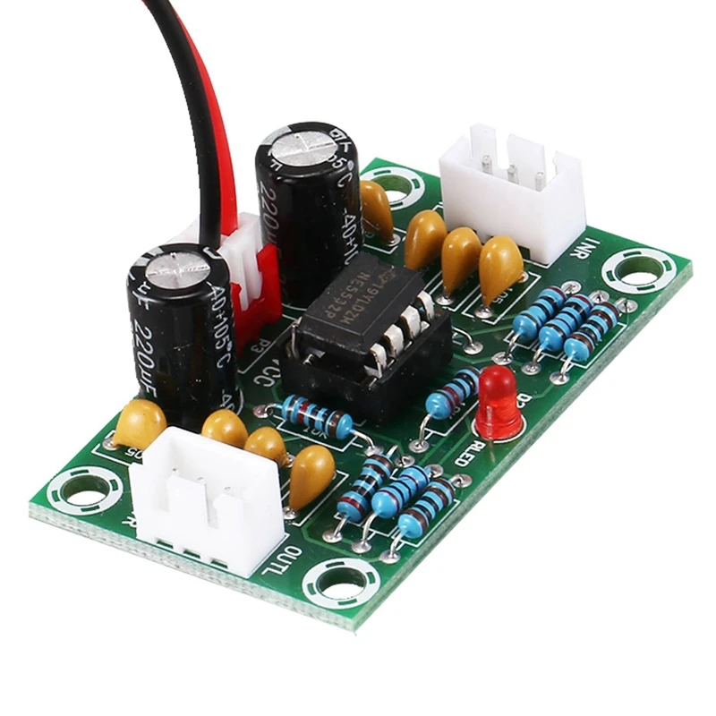 2X Mini Preamp Op Amp وحدة مكبر للصوت ثنائي القناة NE5532 Preamplifier لهجة المجلس 5 مرات واسعة الجهد 12-30 فولت