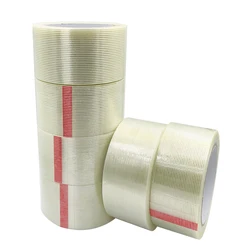 Mono Filament Strapping Tape Heavy Duty Transparent Reinforced Fiberglass Packing Tape