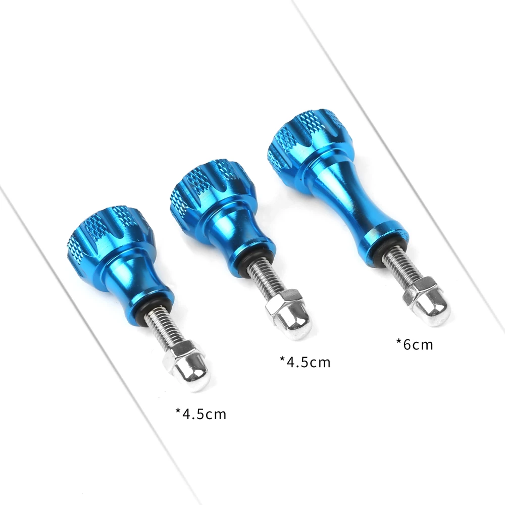 Alüminyum alaşımlı somun başparmak vidalı bağlantı GoPro Hero fusion max Xiaomi Yi Lite 4K SJCAM SJ7 H9 Sony için git Pro osmo aksesuarı