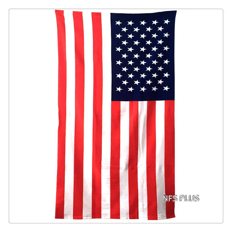 Quick Dry Microfiber Beach Towel USA Uinted States Flag 70x150cm Super Soft Absorbent Travel Sport Bath Towels For Adults