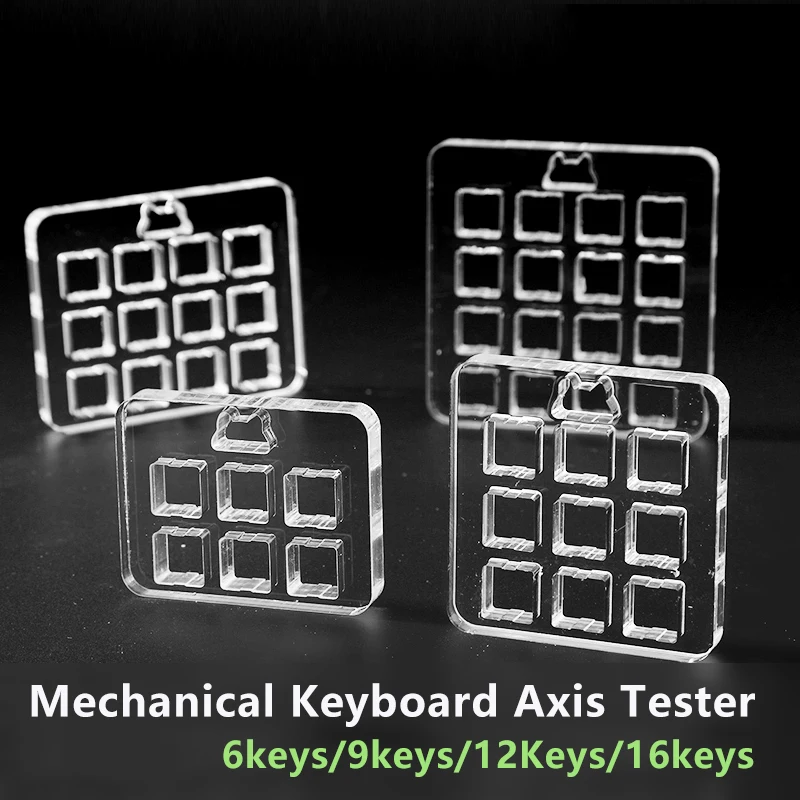 

5pcs/lot Mechanical keyboard Axis Tester Acrylic Bracket Holder Cherry Switch Axis Gote Tea Black Red Powder Silver Green Switch