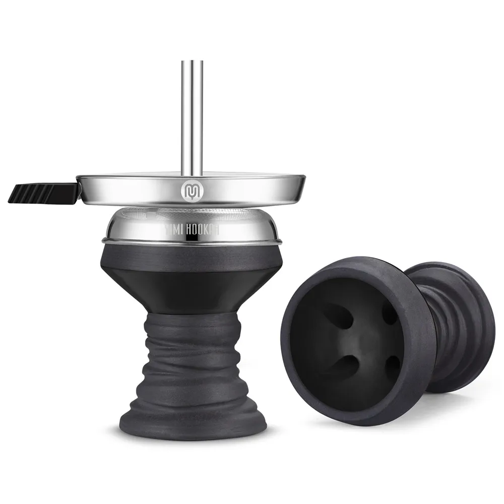 Yimi Hookah Premium Stone Shisha Head With Charcoal Holder Pipe Screen Shisha Bowl Chicha Accessories