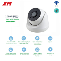 2MP Dome WiFi Camera 1080P HD Wireless Security Camera CCTV IP Camera with Audio IR LED Motion Detection Night Vision Cam