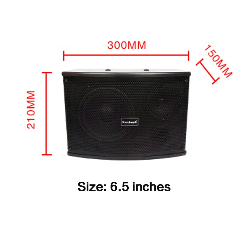 Kyyslb-caixa de som doméstica com cartão, 100w, drive de madeira, amplificador opcional, para conferência, dança, sala de karaokê