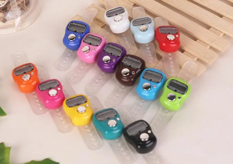 

500pcs Mini Digital Electronic Muslim Finger Ring Tally Counter Tasbeeh Tasbih Golf &Temple Finger Counter Wholesale