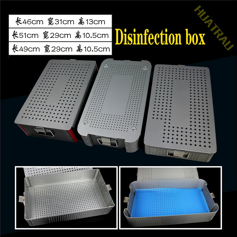 Medical ortho surgical instrument disinfection box high temperature high pressure low temp plasma sterilization disinfect case