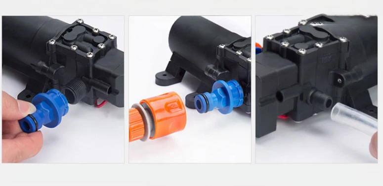รถ12V รถเครื่องซักผ้าปั๊มทำความสะอาดรถยนต์แบบพกพาเครื่องซักผ้าทำความสะอาดอุปกรณ์อัตโนมัติ