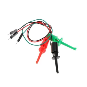 اختبارات نوع الخطاف الكهربائي ، مشبك الاختبار ، اختبار الترانزستور ، طقم المجسات برأس ذكر ، خط دوبونت ، 3 قطع لكل مجموعة أعلى 8 مبيعات اختبار الصمام الإلكتروني - رقم 7