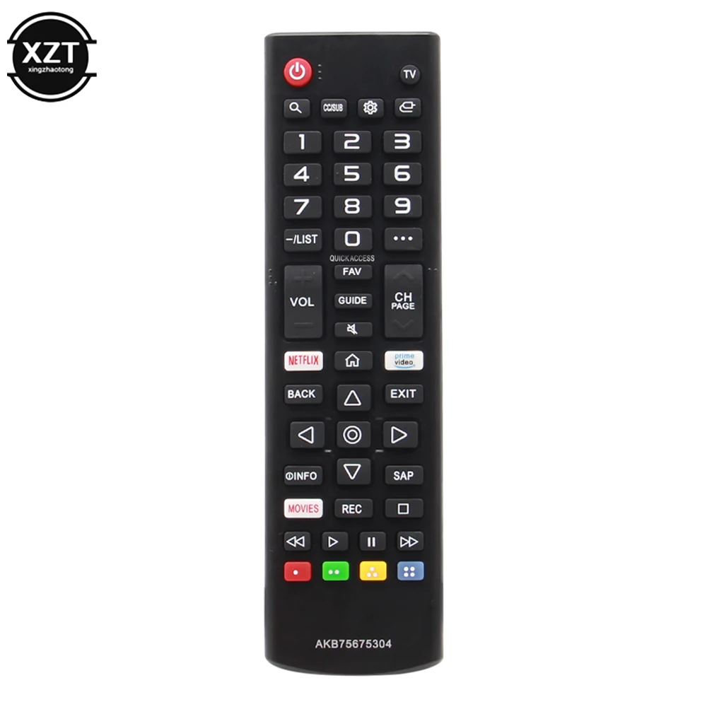 AKB75675304 Remote Control With NETFLIX Prime Video Apps For Smart TV UM SM Models Fernbedienung AKB75675301 AKB75675311