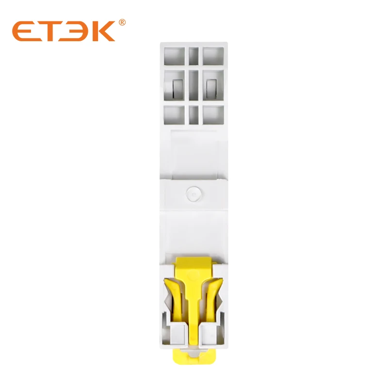 ETEK Modular AC contattore Din Rail Household 220v monofase 2P 2no 2nc 1no 1nc 25A 20A 16A per automazione EKMF