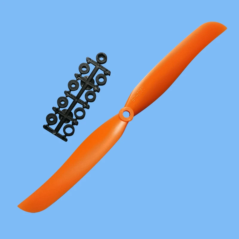 10 Pcs HY 2 Blade Propeller 5030 6030 7035 8040 8060 9050 1060 1160 Direct Drive High-Speed Pro Color Orange