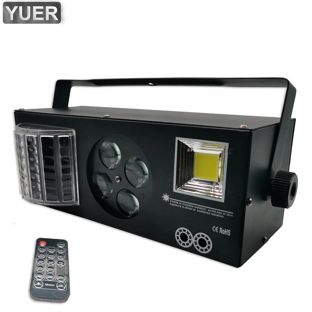 

Good Quality LED Laser Strobe 4in1 DMX512 Stage Effect Lights Good For DJ Disco Birthday Party Wedding Decoration Clubs And Bar