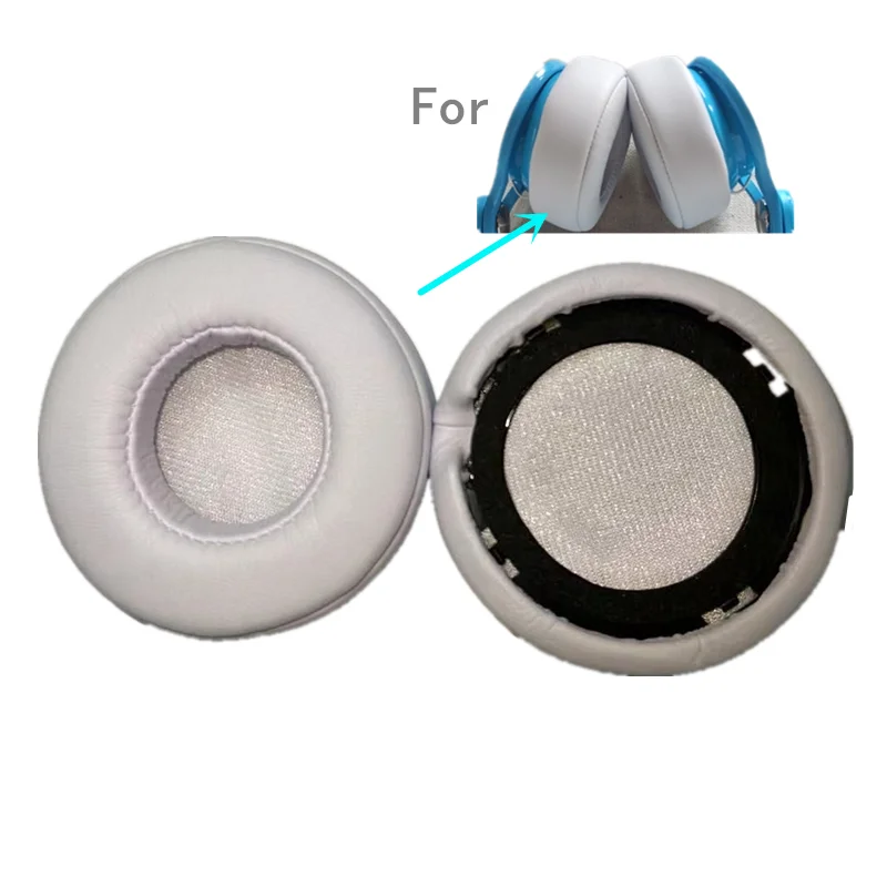 Replacement Ear Pads for Monster B MIXR Headphones Earpads, Headset Ear Cushion Repair Parts White Black Red