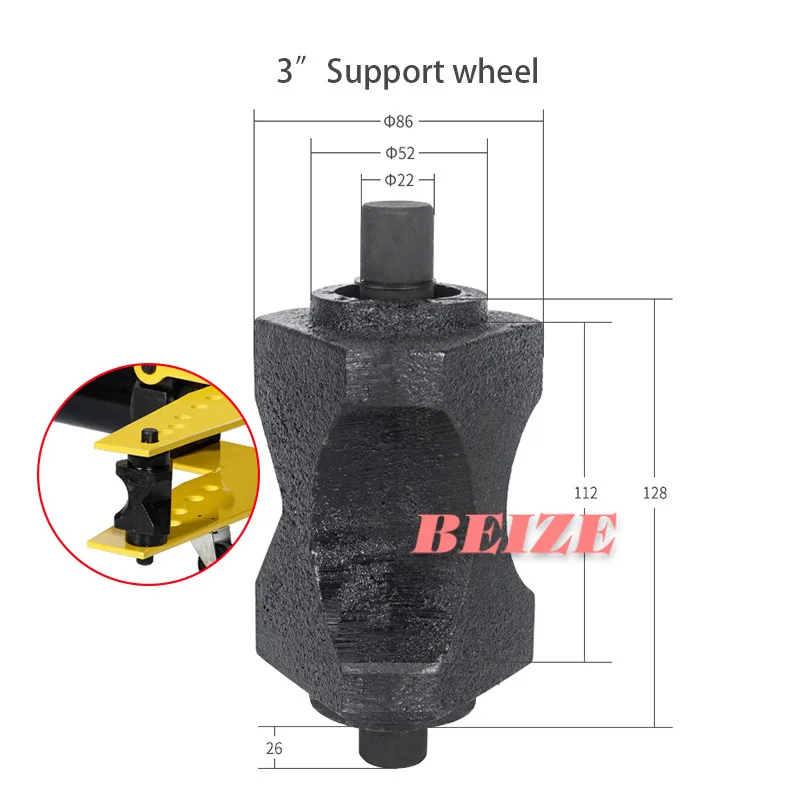 Hydraulic pipe bender fittings Manual Accessories Bender parts moulds pipe bender dies 1\