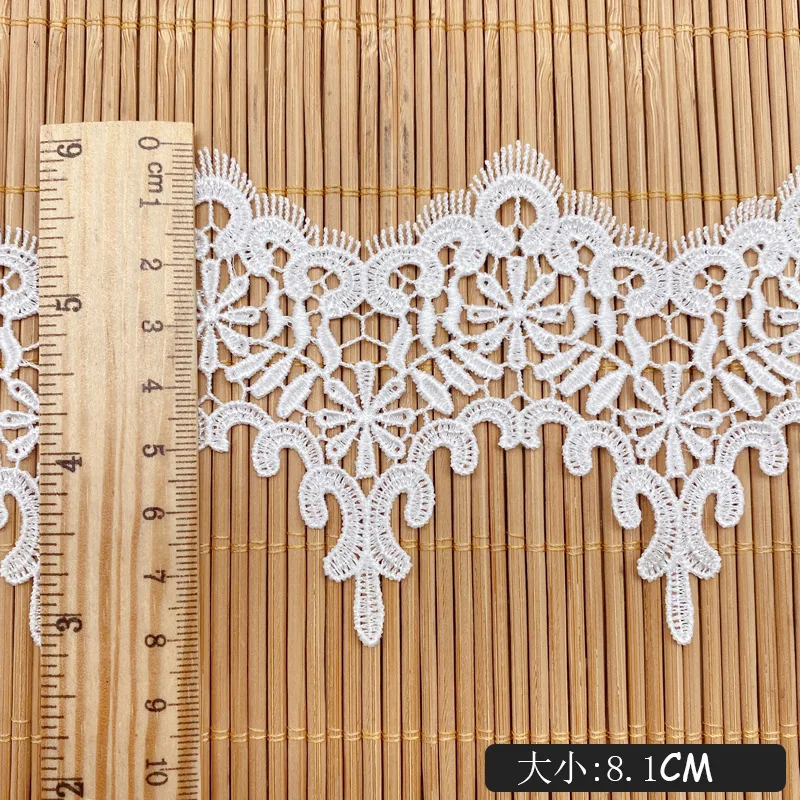 Pyjama en dentelle en tissu brodé de fleurs creuses, accessoires pour vêtements, ameublement de maison, literie pour mariage