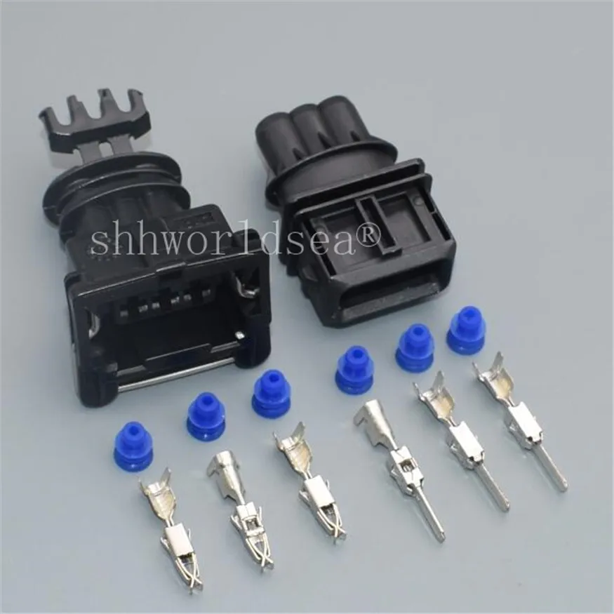 3 pin 282191-1 282729-1  waterproof Fuel Injector auto connector EV1 Car Power Timer Connector Sensor Plug 1-962581-1