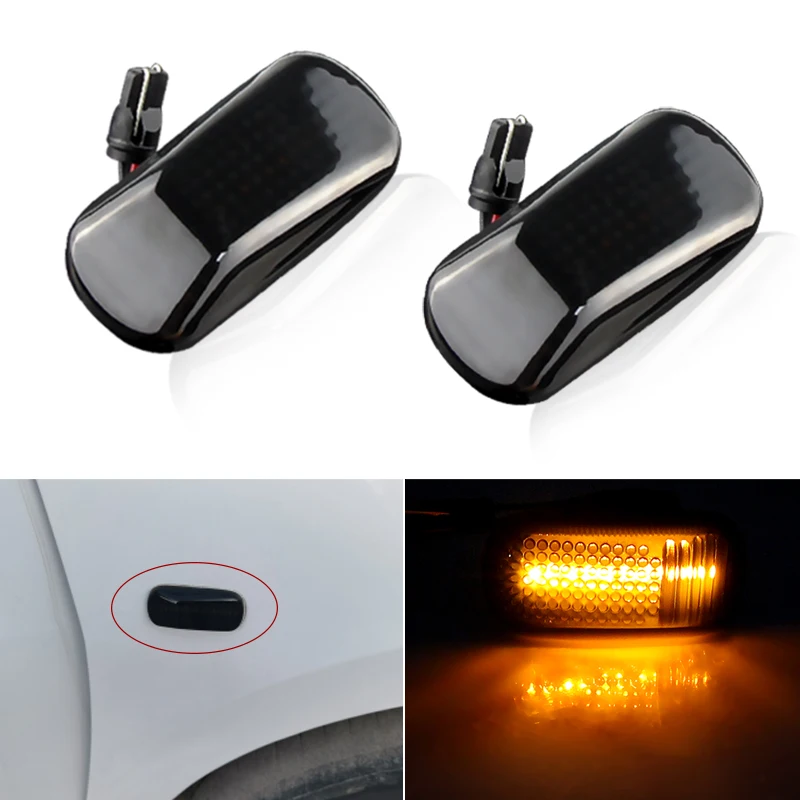 

2pcs Led Dynamic Side Marker Turn Signal Light For Acura Integra Type-R DC2 RSX DC5 NSX NA1 NA2 Repeater Signal Lights For Honda