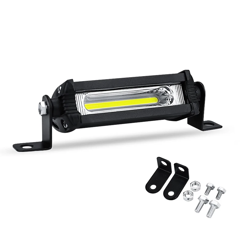 Led Work Lights Tractors Trucks 12V 24V COB 4 Inch Headlight Motorbike Scooter Atv Led Bar Spotlight Driving Fog Lights Offroad