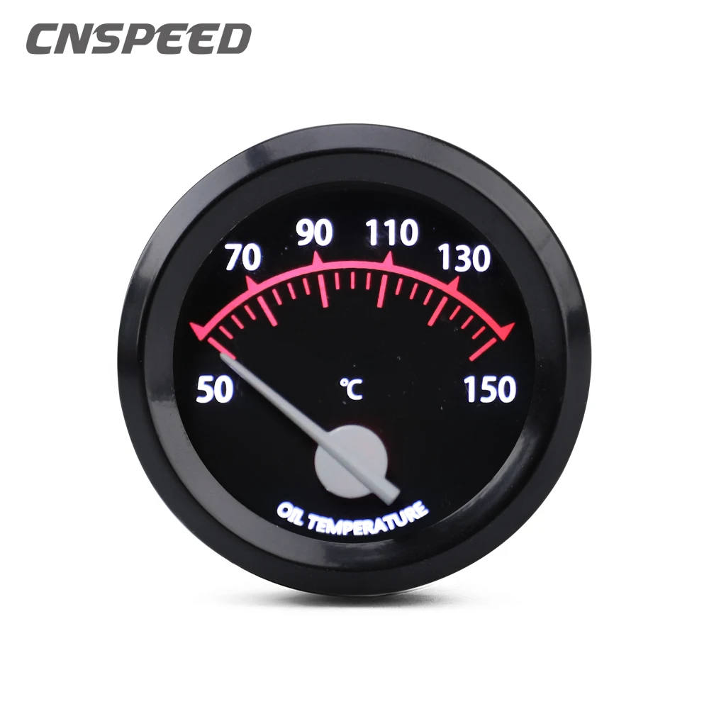 2inch 52mm Universal Racing Oil Temp Gauge 50~150 Celsius 12v Car Auto Oil Temperature Meter Oil Temperature Sensor With Sensor