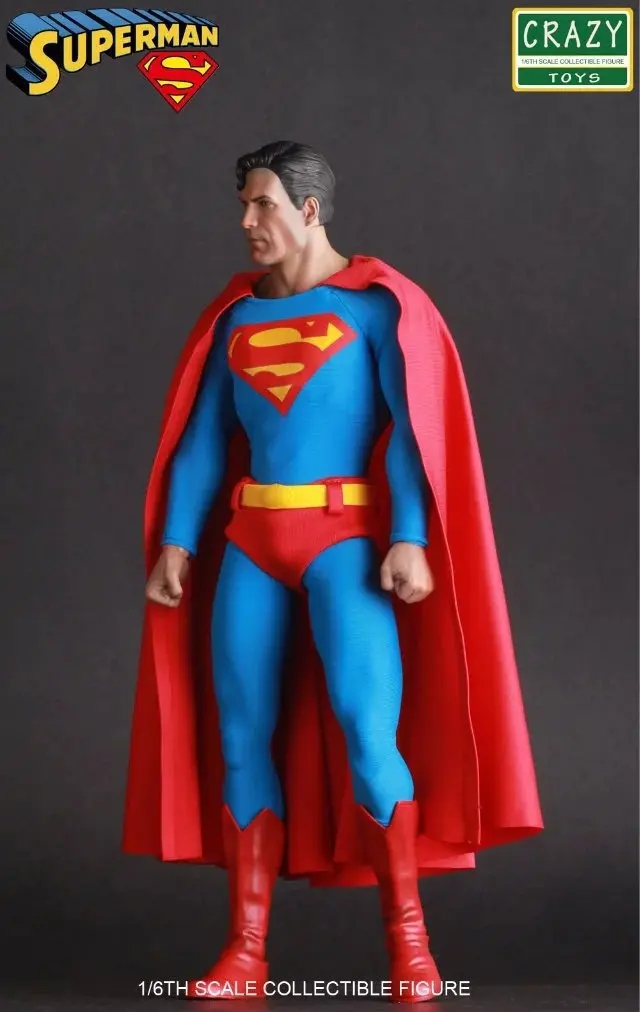 DC Superman Super Man Hero BJD Articulated Action Figure Collectible Toy