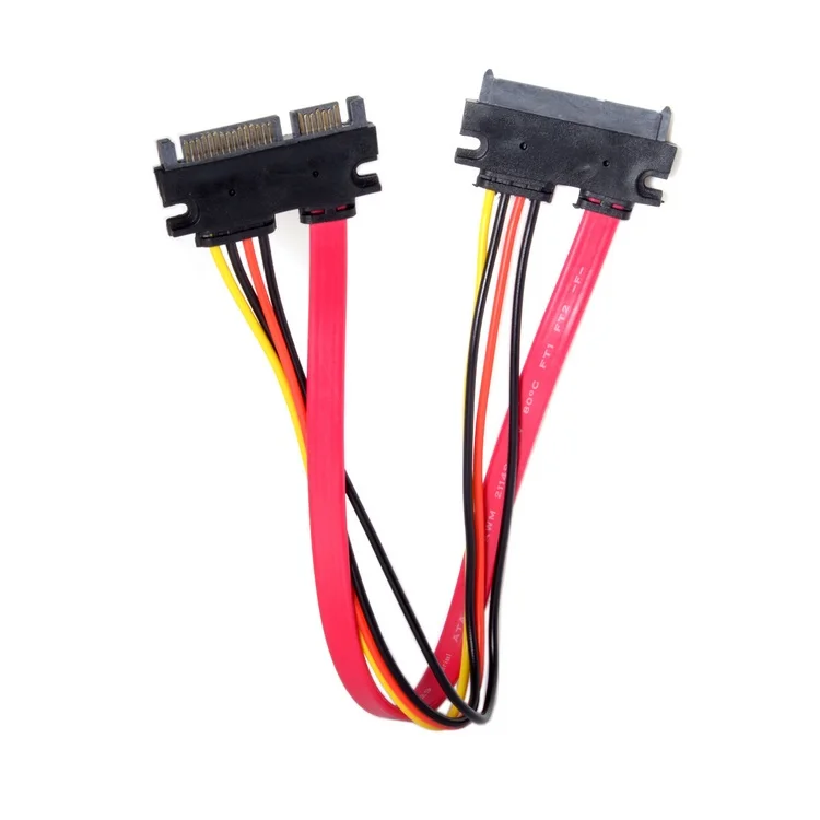 BPI 29cm 22P 7+15Pin SATA Data Power Combo Extension Cable,applies to BPI R64/W2