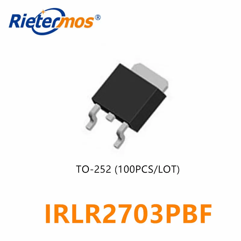 100 sztuk IRLR2703 IRLR2703PBF LR2703 TO252 N-CHANNEL 30V SMD