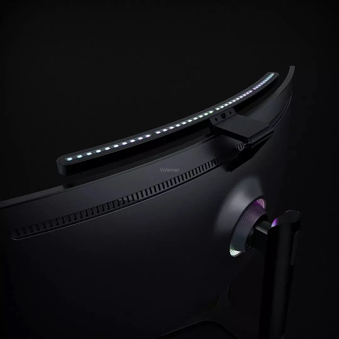 Youpin LYMAX الكمبيوتر رصد الجدول مصباح منحني شاشة لمبة مكتب يعتم العين الرعاية الصوت الحساسة الموسيقى الألعاب شنق ضوء