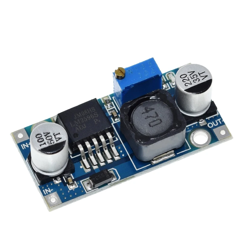 LM2596s DC-DC Step-Down-Stromversorgungsmodul 3A einstellbares Step-Down-Modul LM2596 Spannungsregler 24V 12V 5V 3V – Detail 9